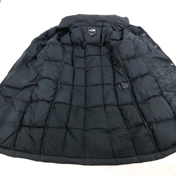 The North Face Metropolis Black Parka 600 Goose Down Fill Puffer Coat Jacket - Picture 10 of 13